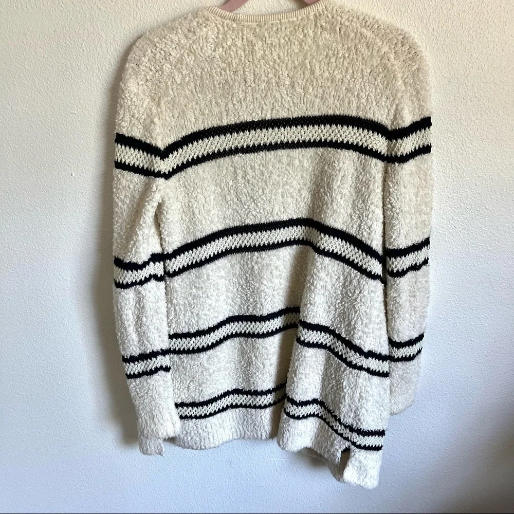 Madewell / Striped Bouclé Cardigan Sweater - Picture 7 of 8